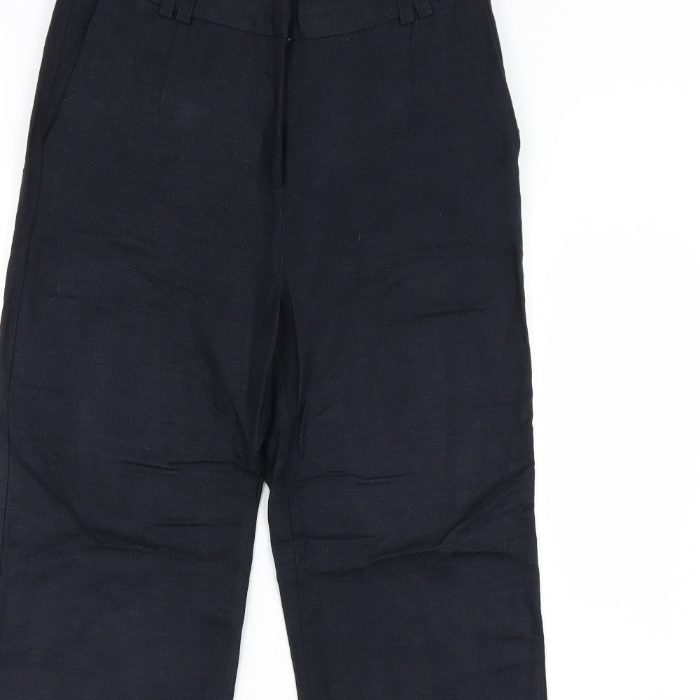 Womens UK Size 8 NEXT Regular Fit  Blue Trousers