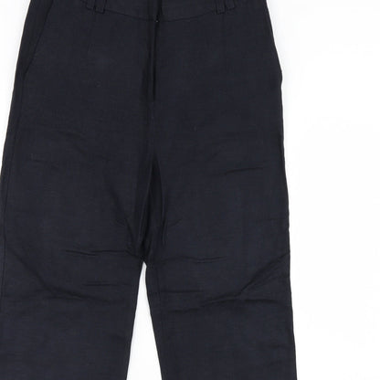 Womens UK Size 8 NEXT Regular Fit  Blue Trousers