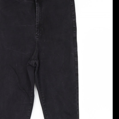 Denim & Co. Womens Black  Denim Skinny Jeans Size 14 L26 in