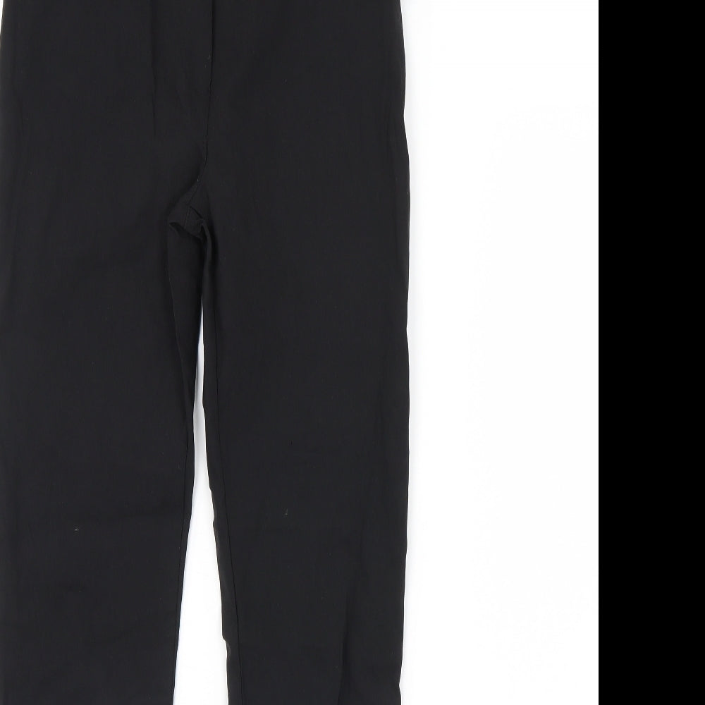 Womens UK Size M Preworn Regular Fit Skinny Black Jeans