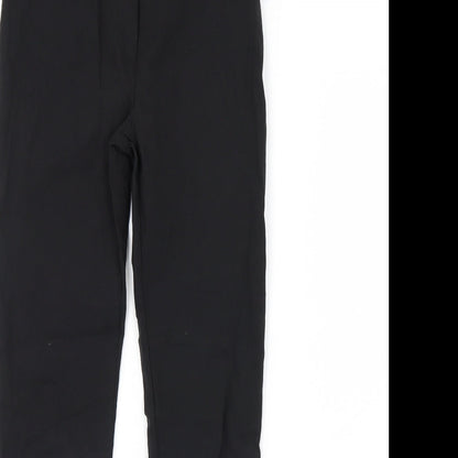 Womens UK Size M Preworn Regular Fit Skinny Black Jeans