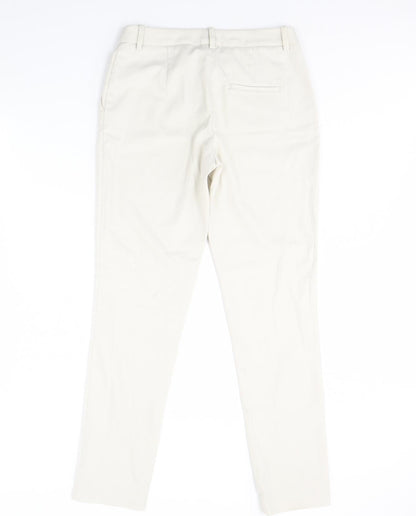 Womens UK Size 6 H&M Regular Fit  Ivory Trousers