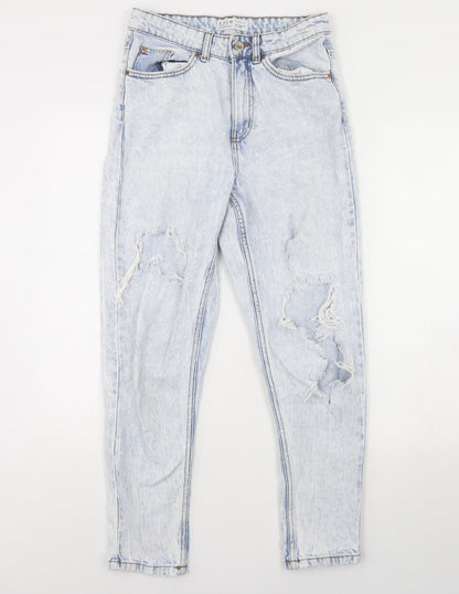 Denim & Co. Womens Blue  Denim Skinny Jeans Size 8 L28 in