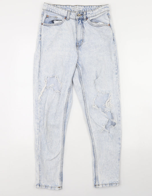 Denim & Co. Womens Blue  Denim Skinny Jeans Size 8 L28 in