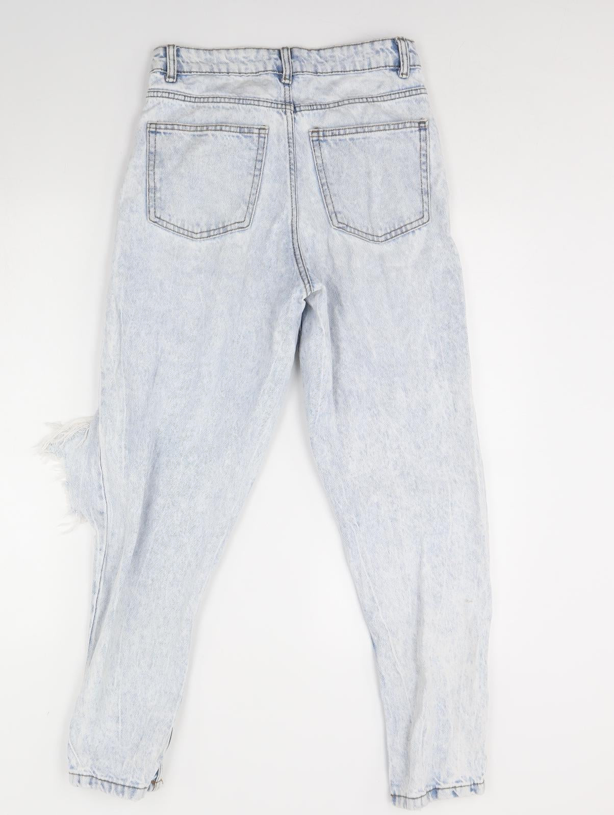 Denim & Co. Womens Blue  Denim Skinny Jeans Size 8 L28 in