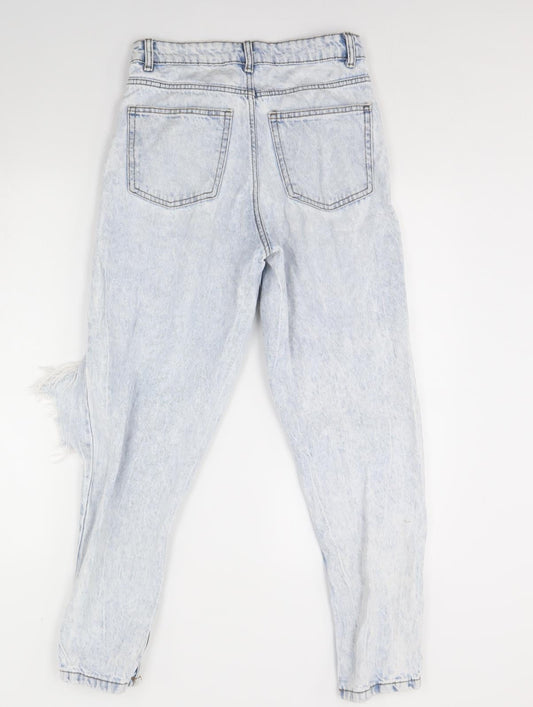 Denim & Co. Womens Blue  Denim Skinny Jeans Size 8 L28 in