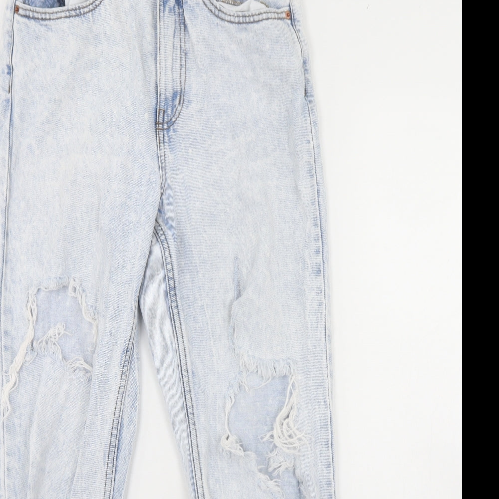 Denim & Co. Womens Blue  Denim Skinny Jeans Size 8 L28 in