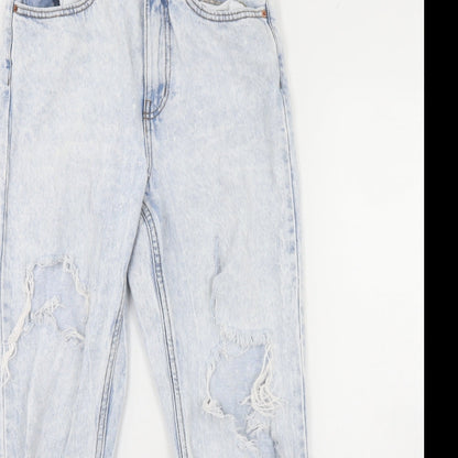 Denim & Co. Womens Blue  Denim Skinny Jeans Size 8 L28 in