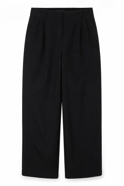Womens UK Size 12 Primark Regular Fit  Black Trousers