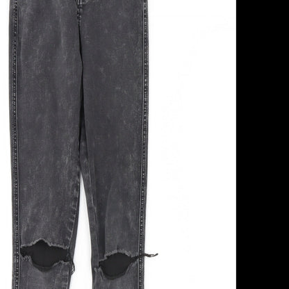 915 Girls Black  Denim Skinny Jeans Size 14 Years
