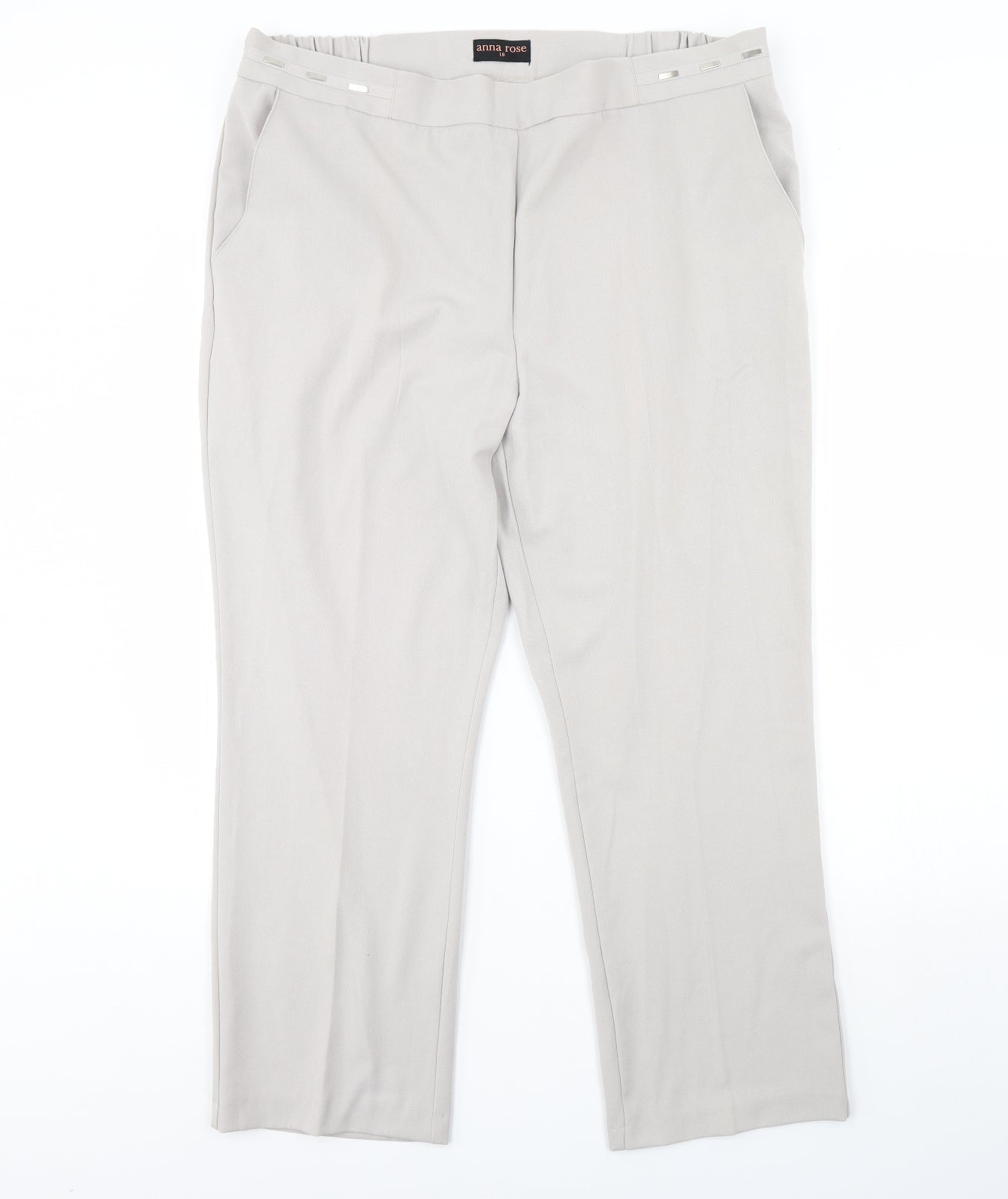 Womens UK Size 18 Anna rose Regular Fit  Grey Trousers