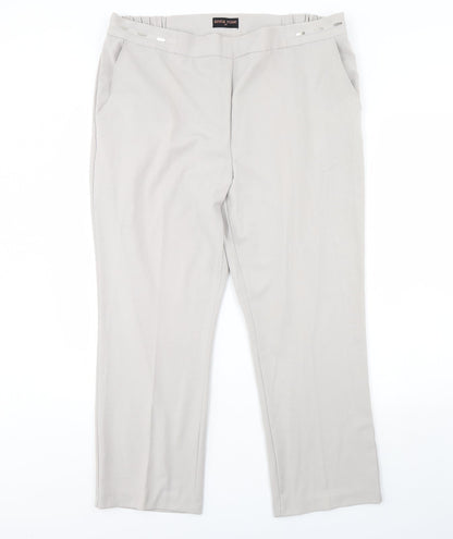 Womens UK Size 18 Anna rose Regular Fit  Grey Trousers