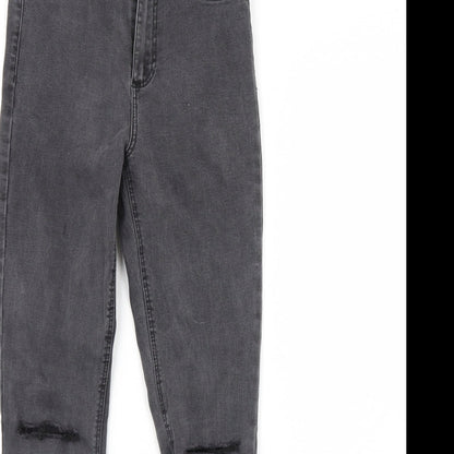 Zara Womens Grey  Denim Skinny Jeans Size 8 L29 in