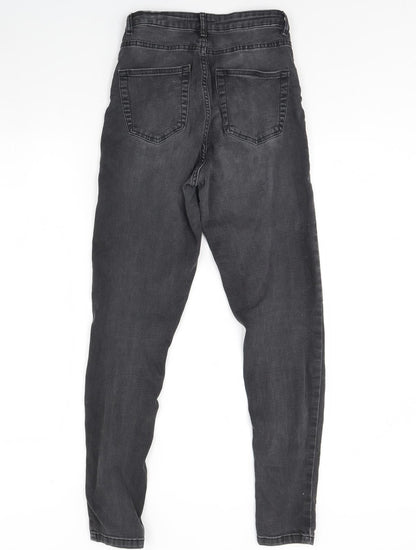 Denim & Co. Womens Black  Denim Skinny Jeans Size 10 L28 in