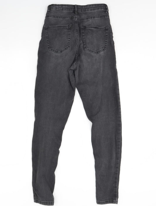 Denim & Co. Womens Black  Denim Skinny Jeans Size 10 L28 in