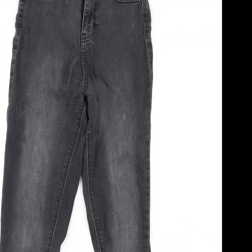 Denim & Co. Womens Black  Denim Skinny Jeans Size 10 L28 in