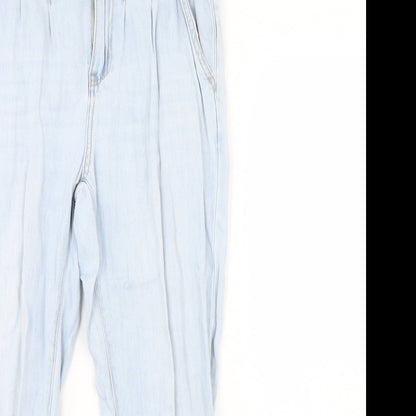 Denim & Co. Womens Blue  Denim Straight Jeans Size 10 L30 in