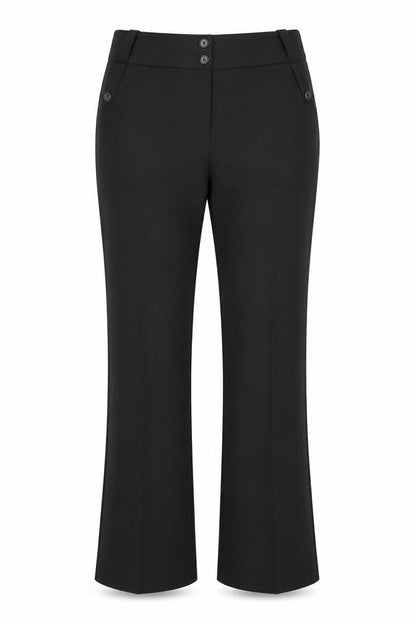 Womens UK Size 12 Wallis Regular Fit  Black Trousers