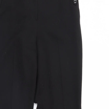 Womens UK Size 12 Wallis Regular Fit  Black Trousers