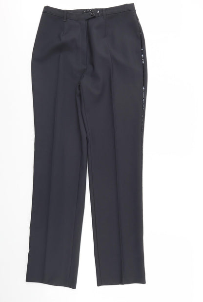 Sisley Womens Blue   Trousers  Size 46 L30 in