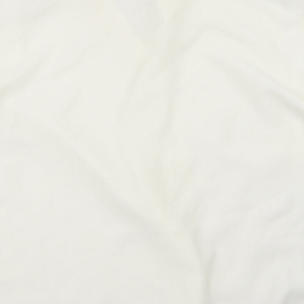 Womens UK Size 14 Sommermann Ivory Basic Button-Up