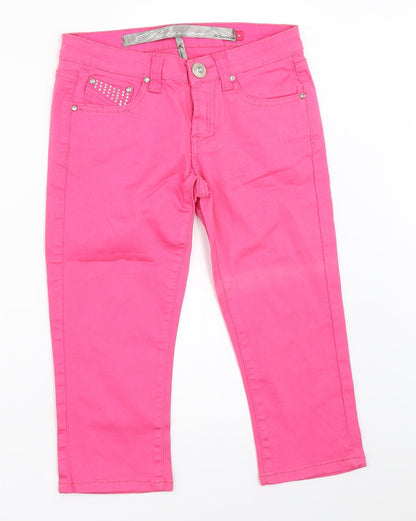 Parisian Womens Pink   Cut-Off Shorts Size 8