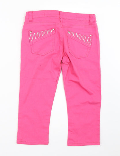 Parisian Womens Pink   Cut-Off Shorts Size 8