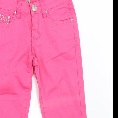 Parisian Womens Pink   Cut-Off Shorts Size 8