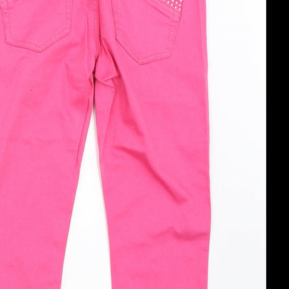 Parisian Womens Pink   Cut-Off Shorts Size 8