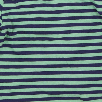 Matalan Boys Blue Striped  Basic T-Shirt Size 12-18 Months