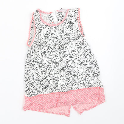 Mini Club Girls White   Basic Blouse Size 3-4 Years