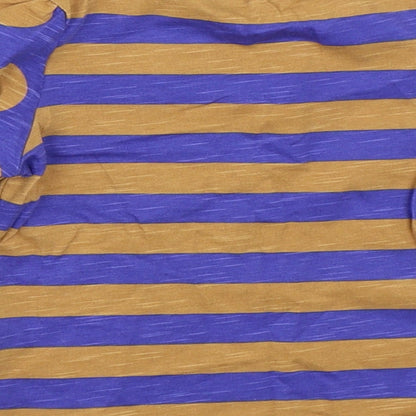 George Girls Blue Striped  Basic T-Shirt Size 18-24 Months
