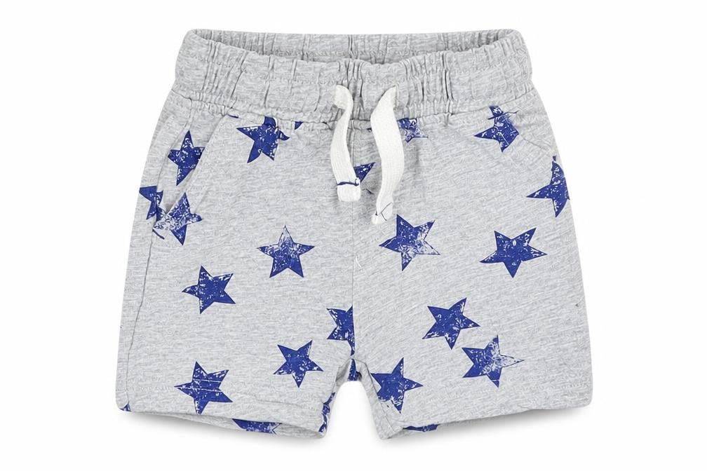 Front view of Mothercare boys’ grey cropped trousers, size 6-9, months