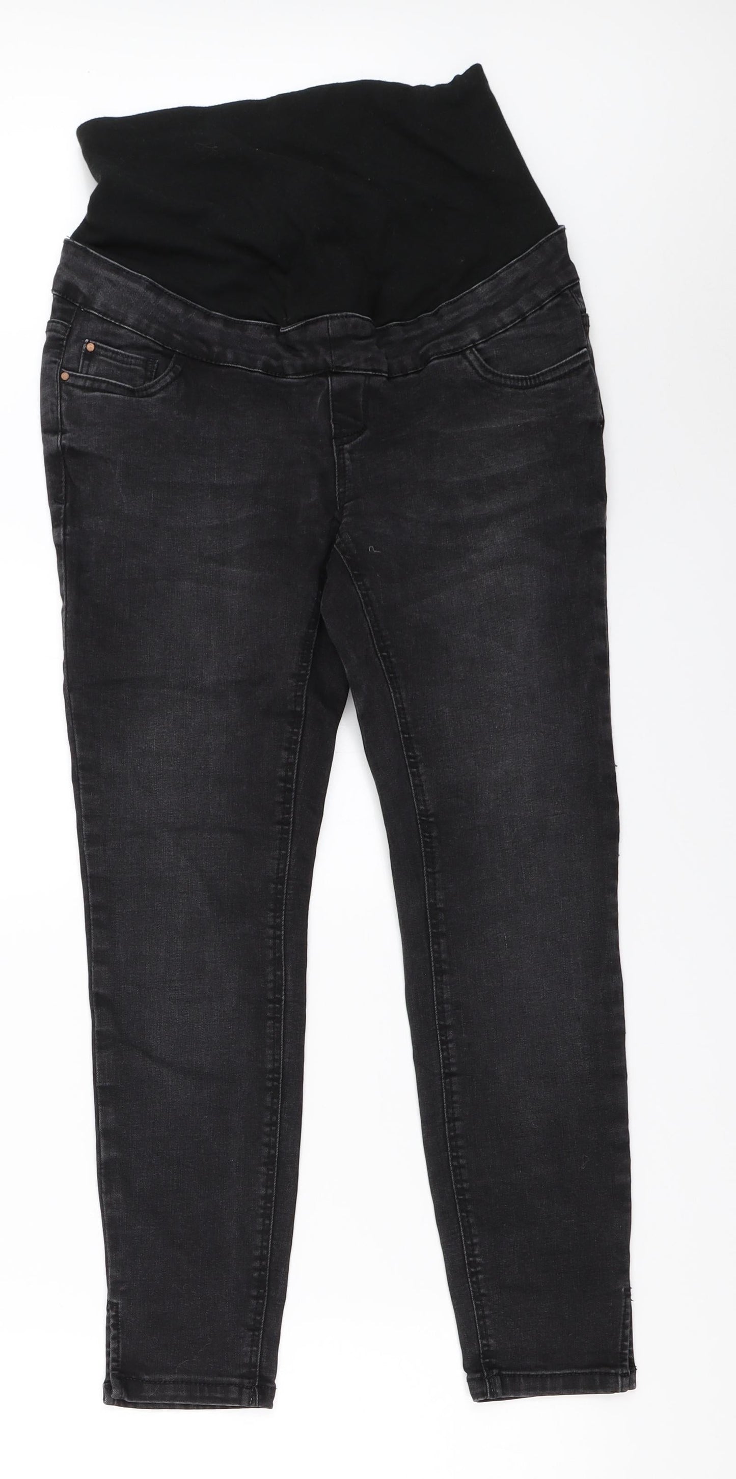 New Look Womens Black  Denim Skinny Jeans Size 8 L24 in