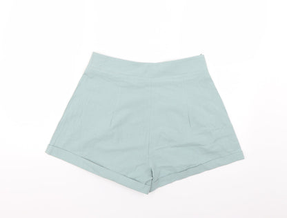 SheIn Womens Green   Cut-Off Shorts Size M