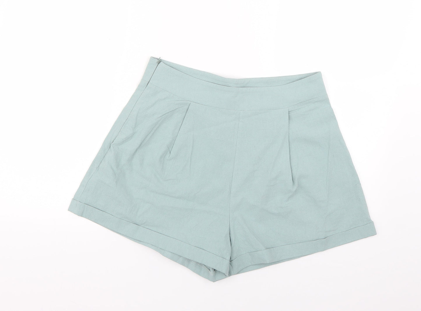 SheIn Womens Green   Cut-Off Shorts Size M