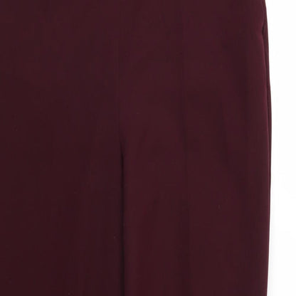 Womens UK Size 10 Miss Selfridge Regular Fit  Purple Trousers