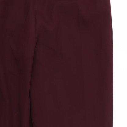 Womens UK Size 10 Miss Selfridge Regular Fit  Purple Trousers