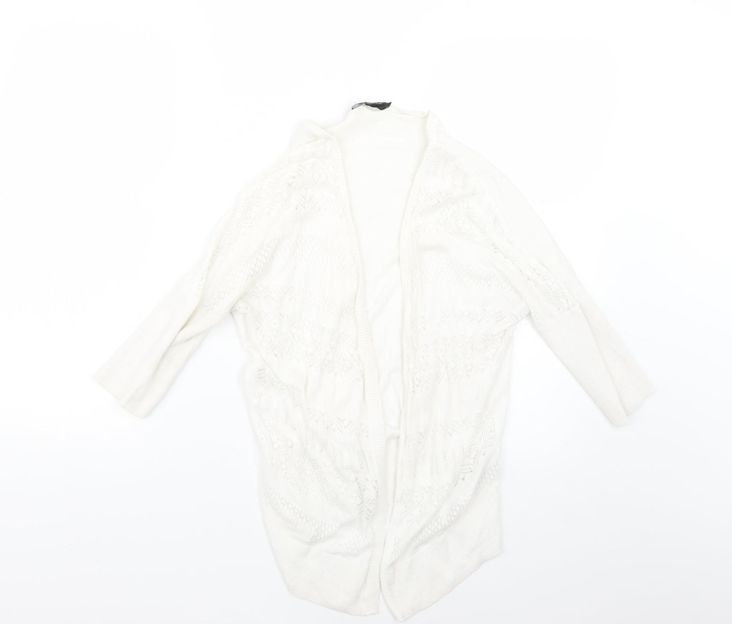 Womens UK Size S Dorothy Perkins White Cape Jumper