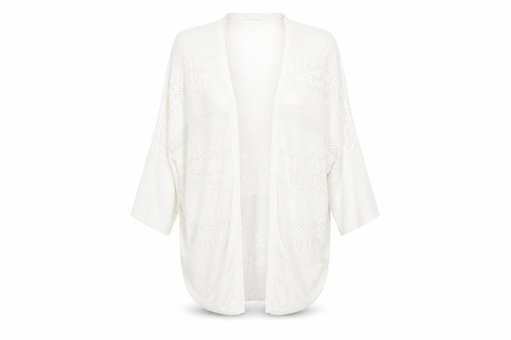 Womens UK Size S Dorothy Perkins White Cape Jumper