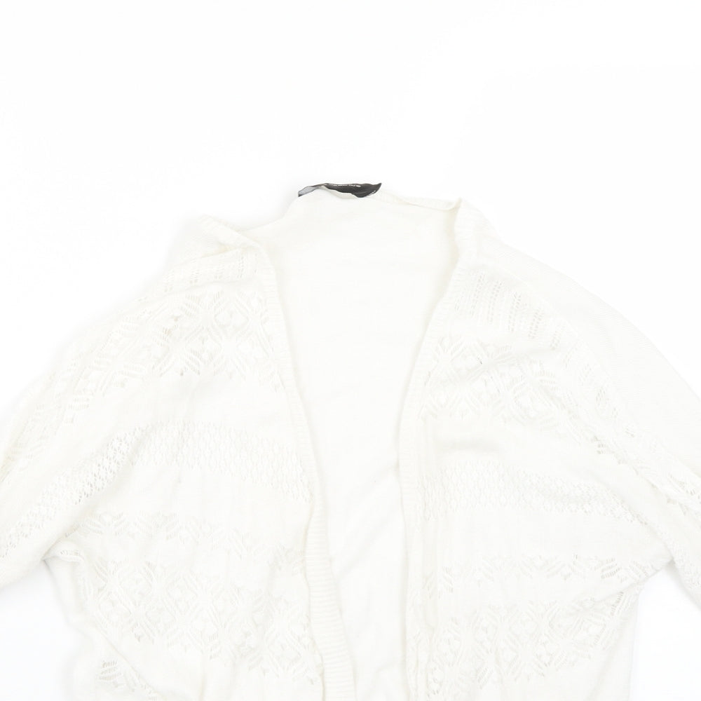 Womens UK Size S Dorothy Perkins White Cape Jumper