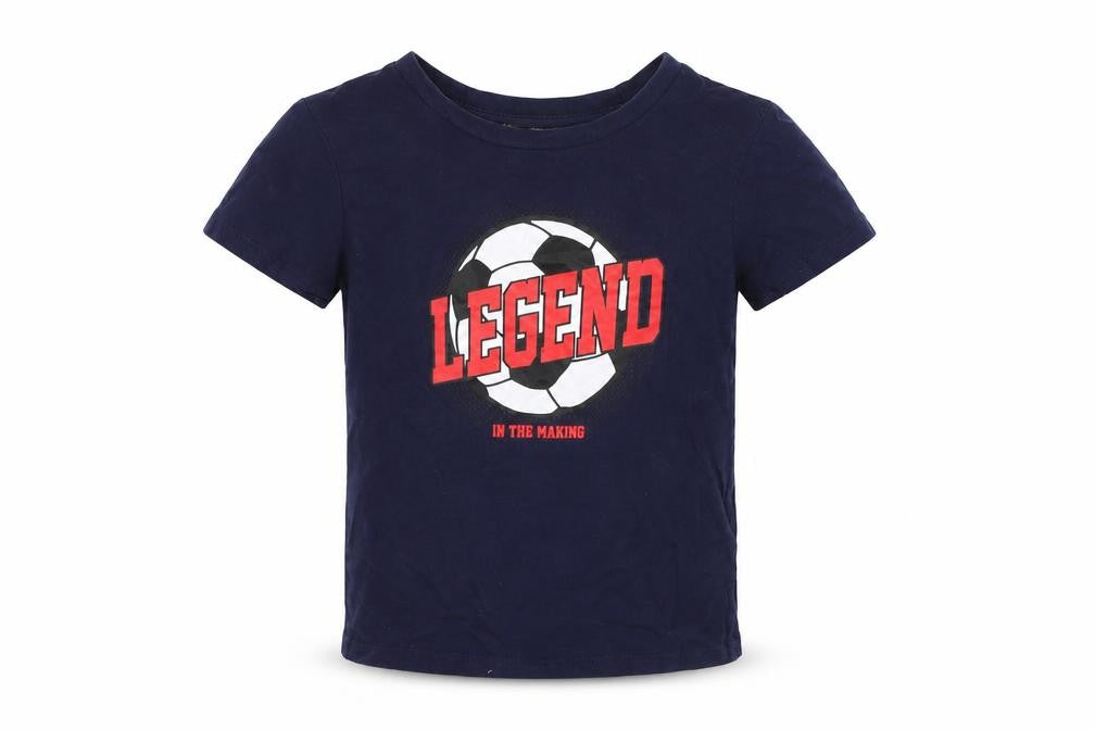Pep&Co Baby Blue Geometric  Basic T-Shirt Size 18-24 Months