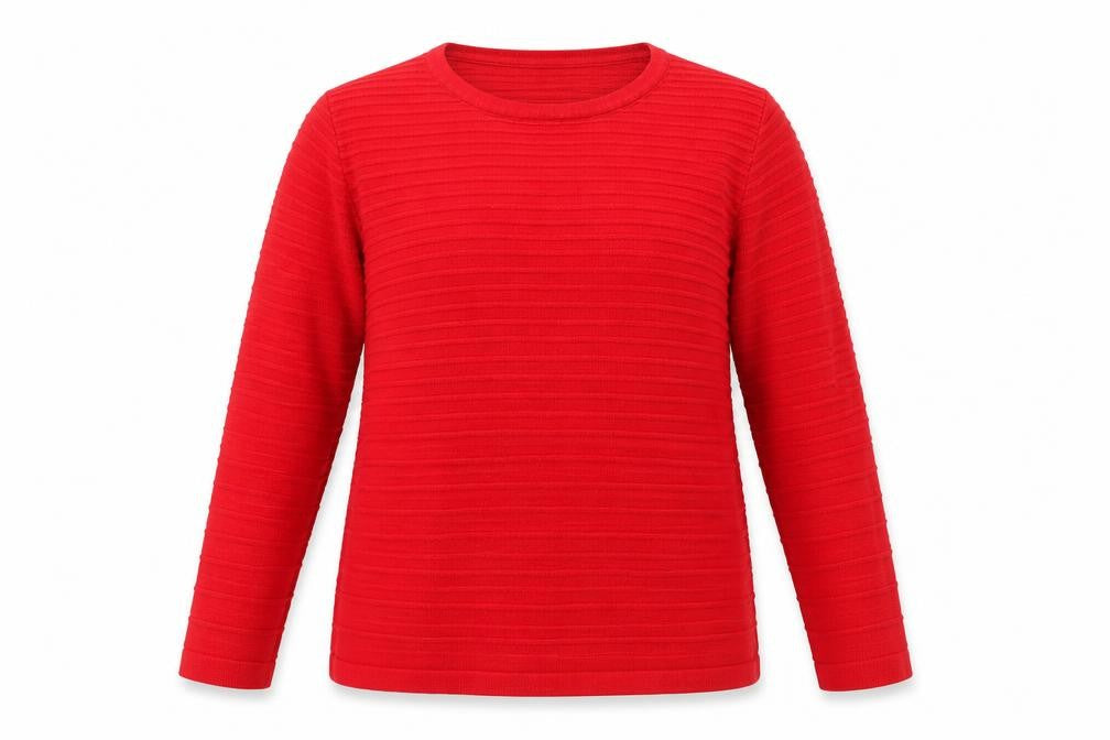 Womens UK Size 6 Warehouse Red Pullover Jumper