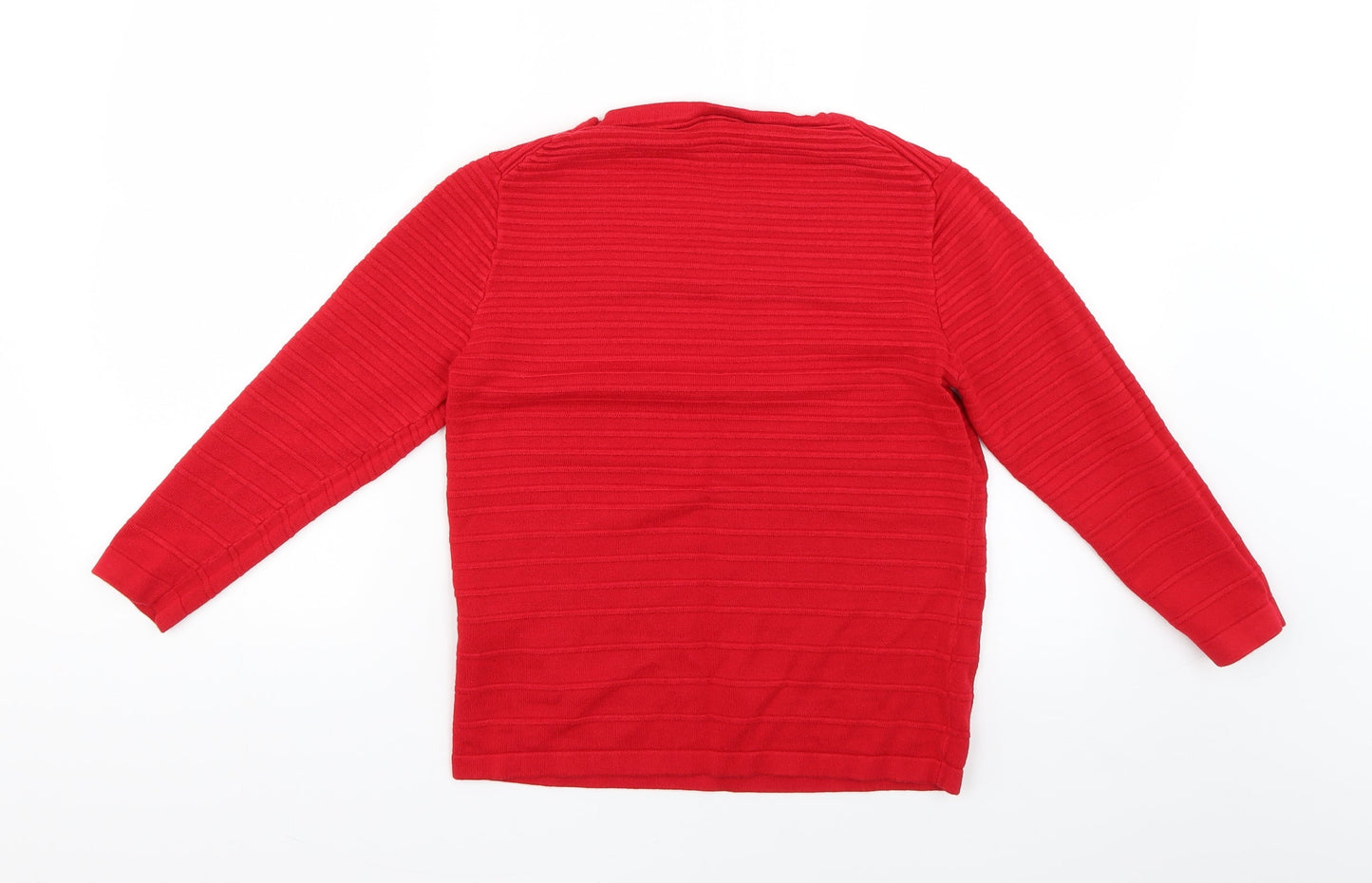 Womens UK Size 6 Warehouse Red Pullover Jumper