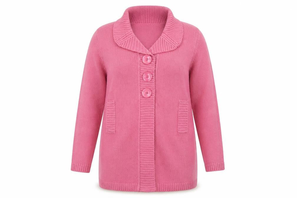 Womens UK Size L sarah dunnway Pink Cape Jumper