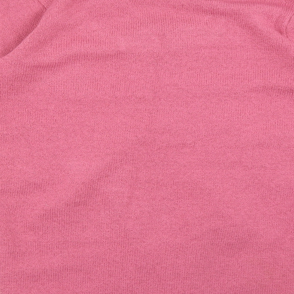 Womens UK Size L sarah dunnway Pink Cape Jumper