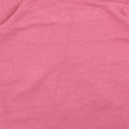 Womens UK Size L sarah dunnway Pink Cape Jumper