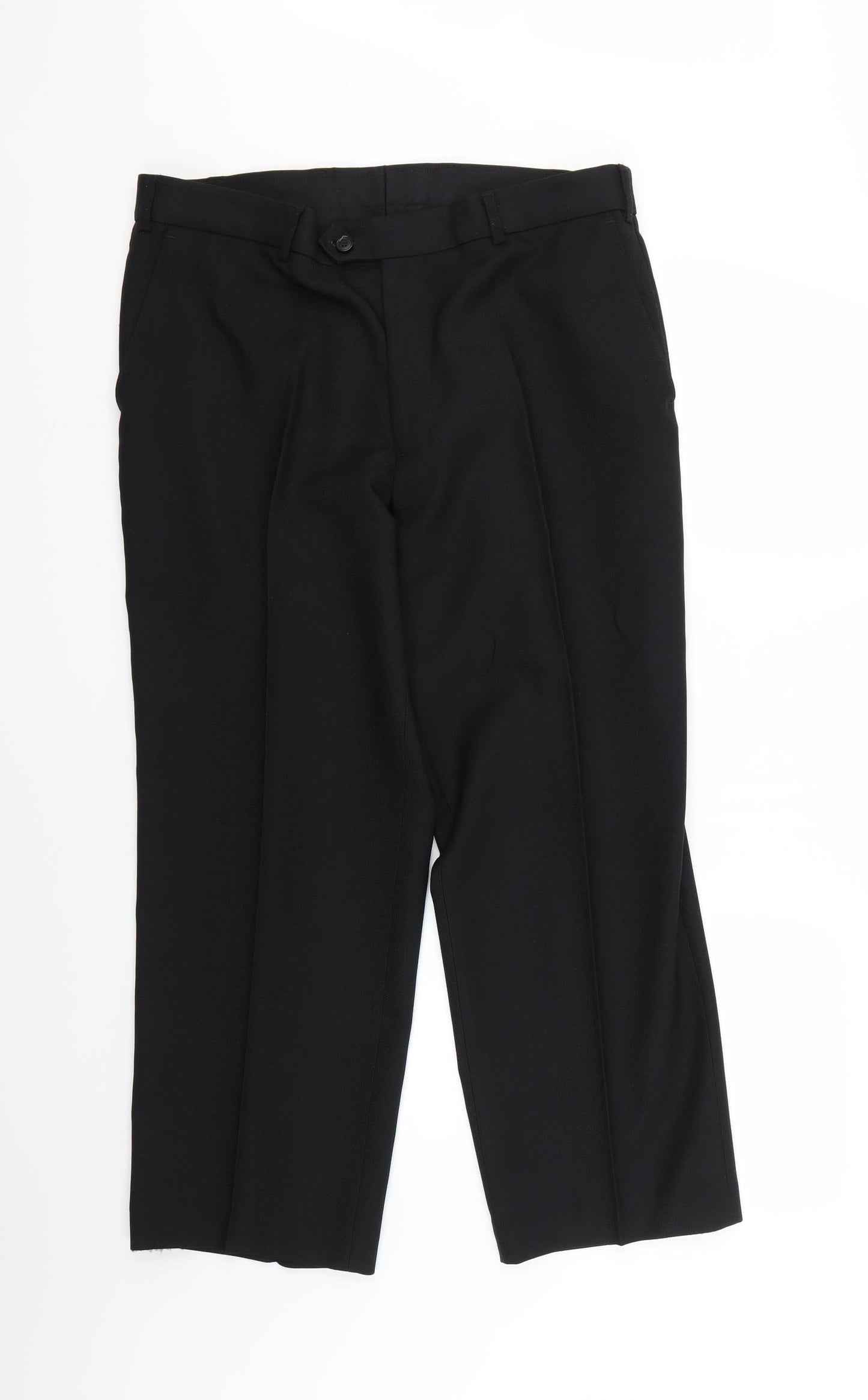 greenwoods Mens Black   Trousers  Size 36 L22 in