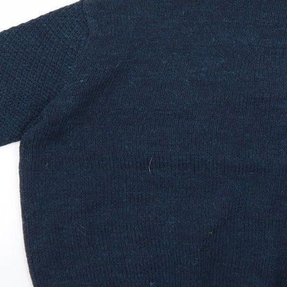Easy Mens Blue   Pullover Jumper Size M