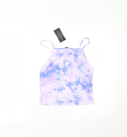 Womens UK Size 10 New Look Purple Camisole Tank
